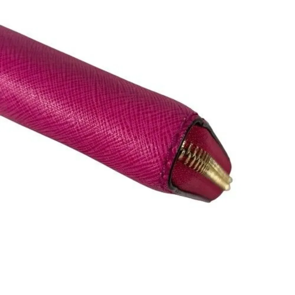 Michael Kors Jet Set Travel Continental Wristlet Wallet Pink Saffiano Leather